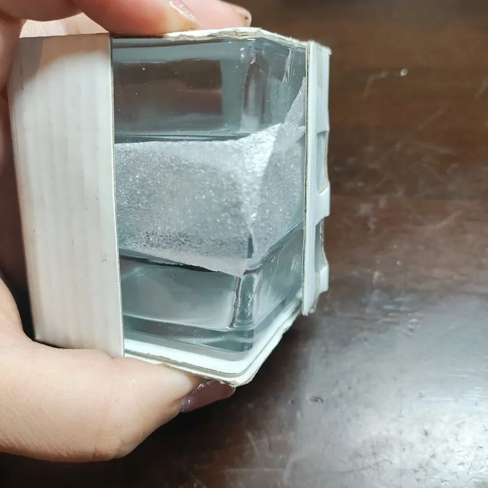 FYRKANTIG IKEA Glass container x3